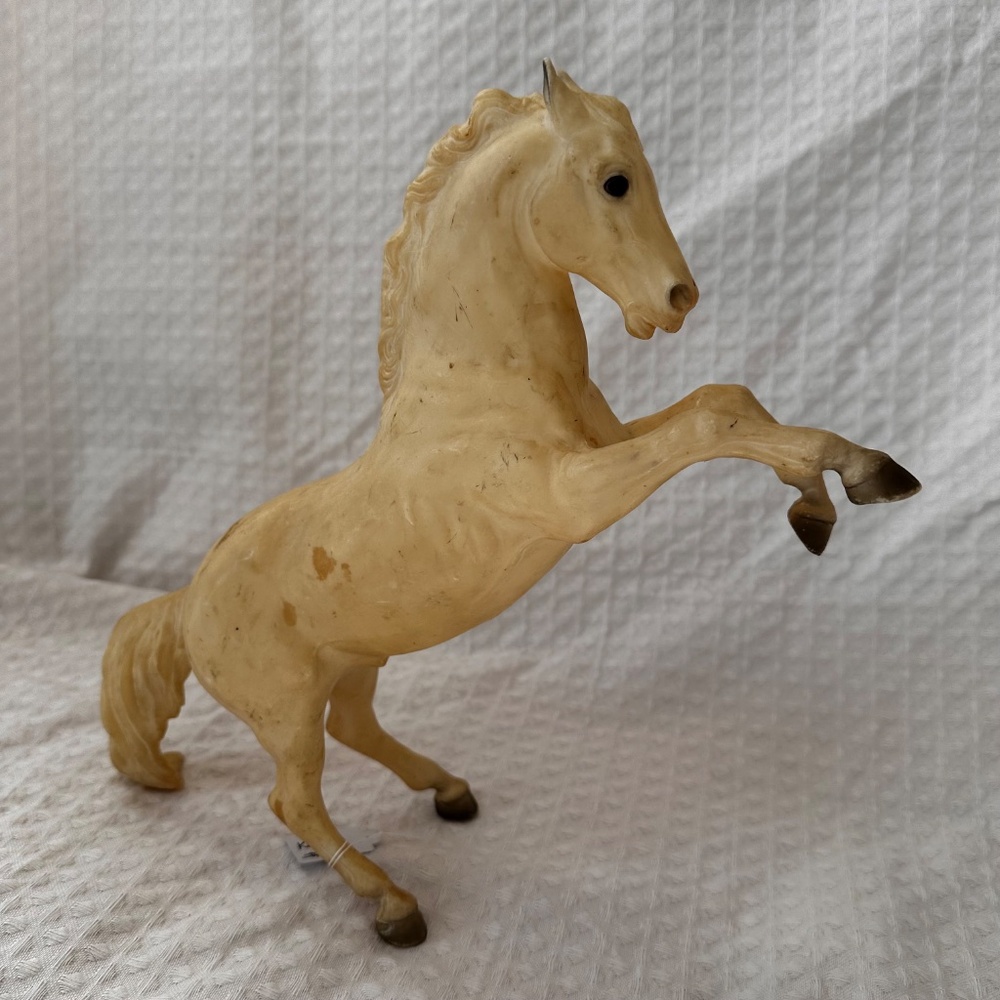 Vintage Breyer #30 King Fighting Stallion Alabaster Lippizan - Picture 15 of 15
